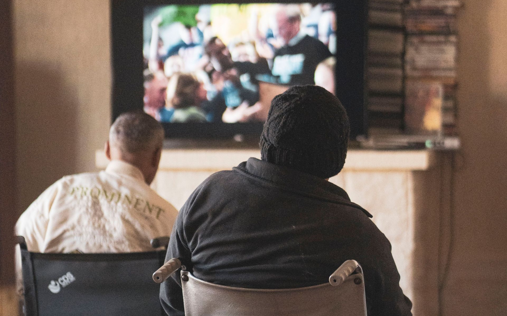 A TV station in a care home.