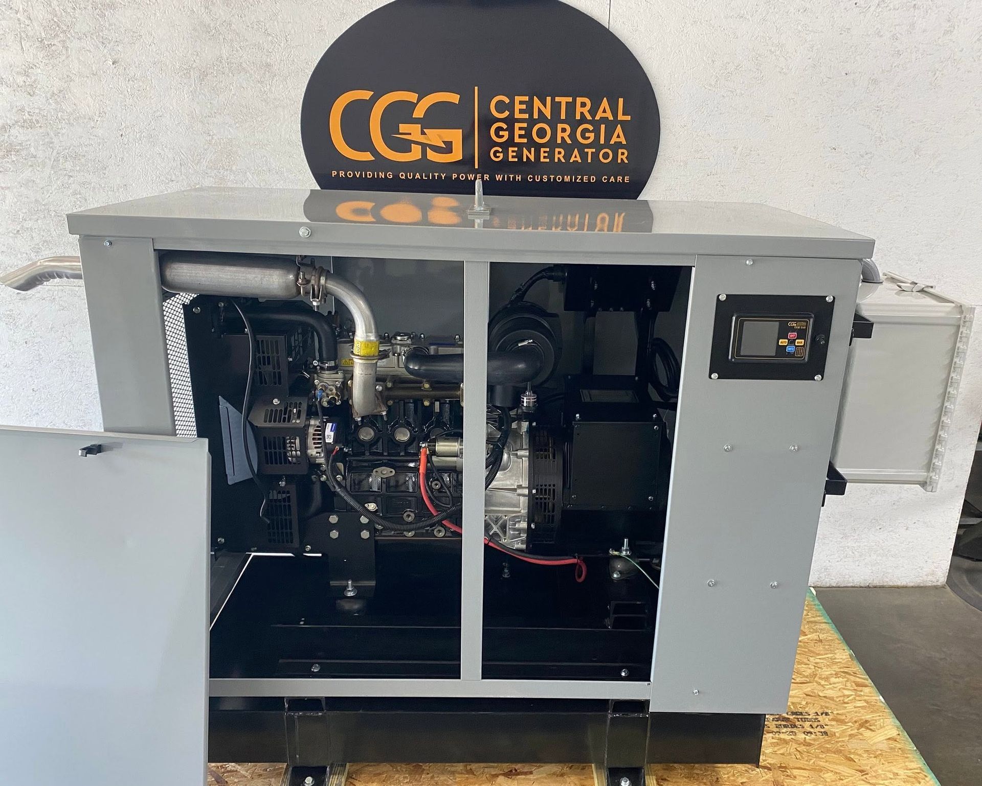 Generator running but not producing electricity during routine troubleshooting.