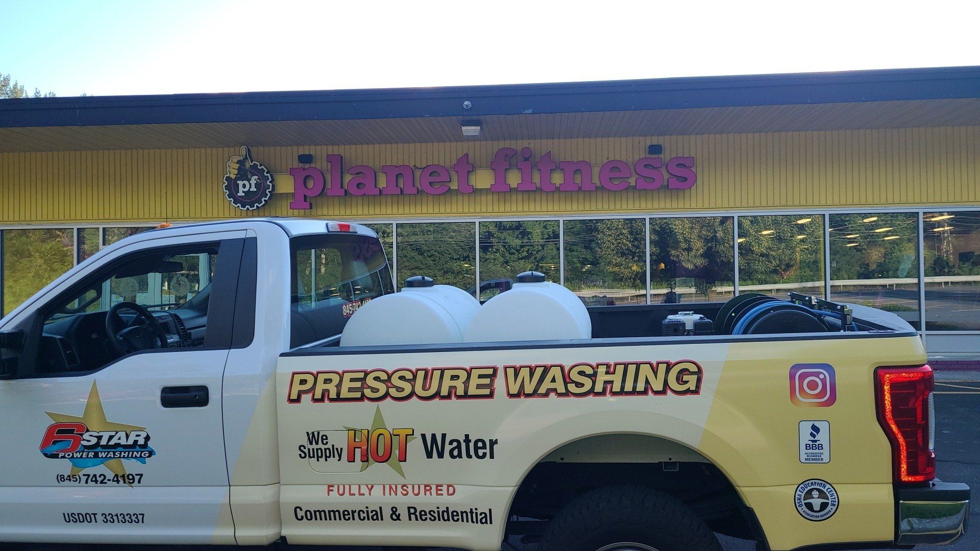 Pressure Washing Truck