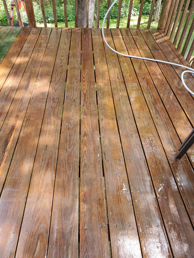 After Image of a Deck — Arlington, NY — 6 Star Power Washing