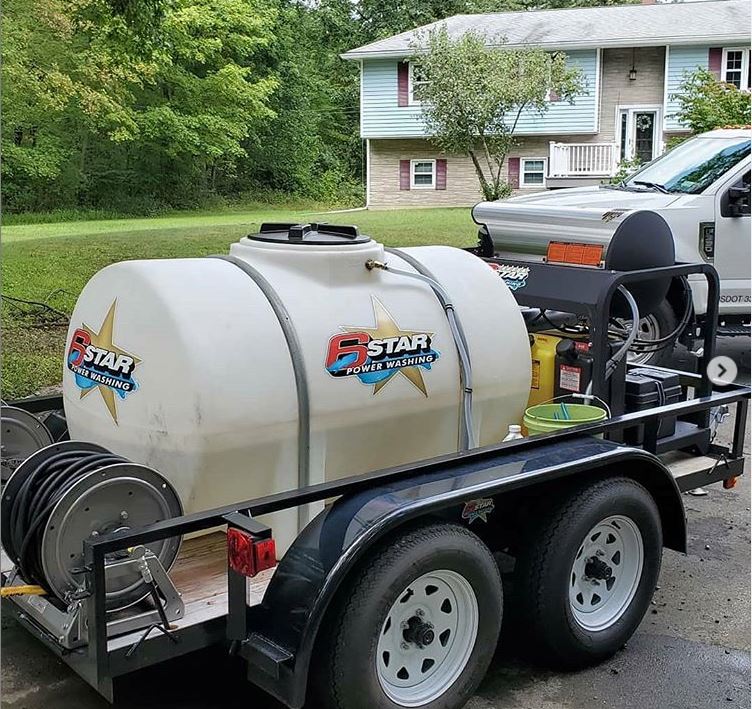 Washing Trailer With Water Tank