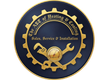 Gold gear logo on navy circle reading “The Art of Heating & Cooling” and “Sales, Service & Installation”