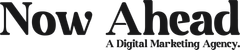 Now Ahead logo with the tagline “A Digital Marketing Agency” in black text on a white background