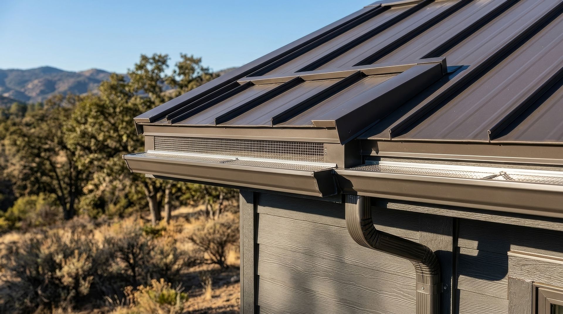 gutter guard protecting from water damage