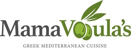 Mama Voula's Greek Mediterranean The logo for mama voula 's greek mediterranean cuisine