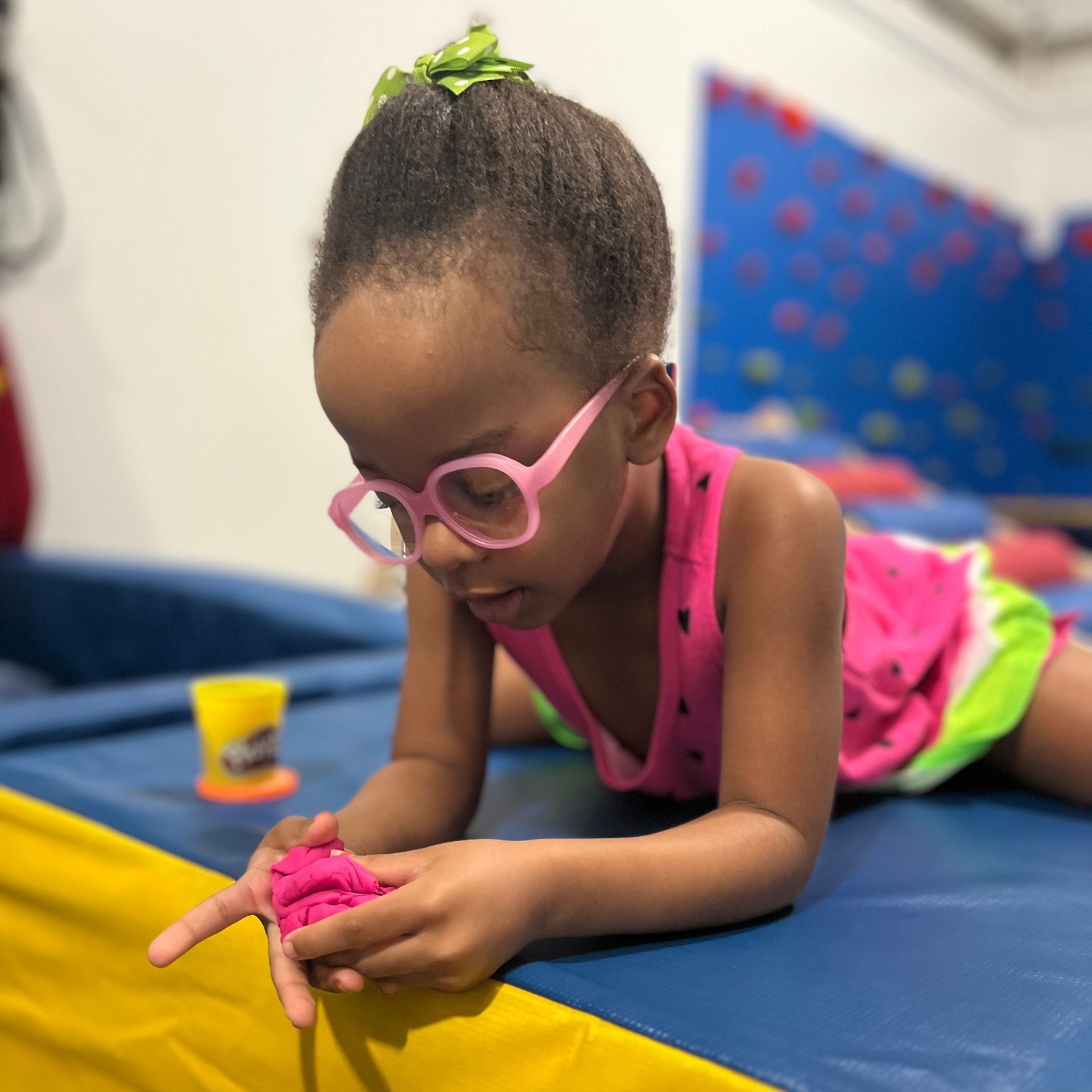 child at Hogg Therapy Pediatrics