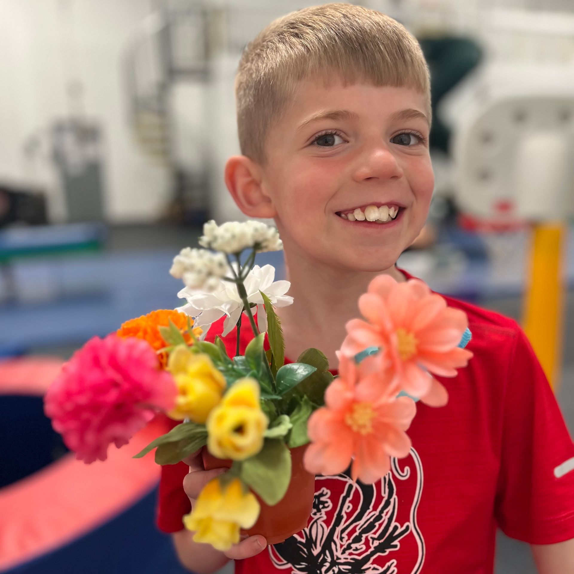 Child in Hogg Therapy Pediatrics Gym in Richmond Kentucky