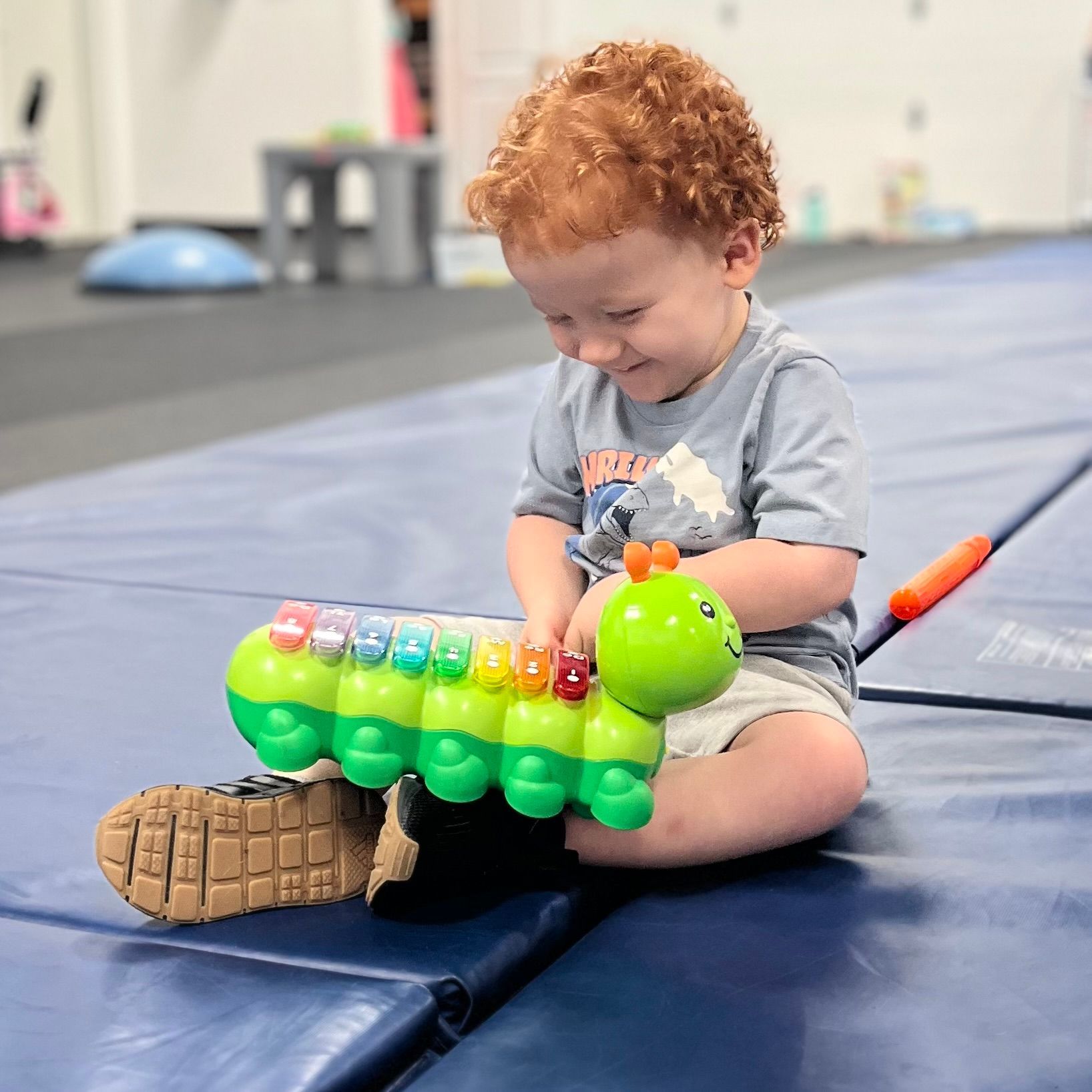 Child in Hogg Therapy Pediatrics Gym in Richmond Kentucky