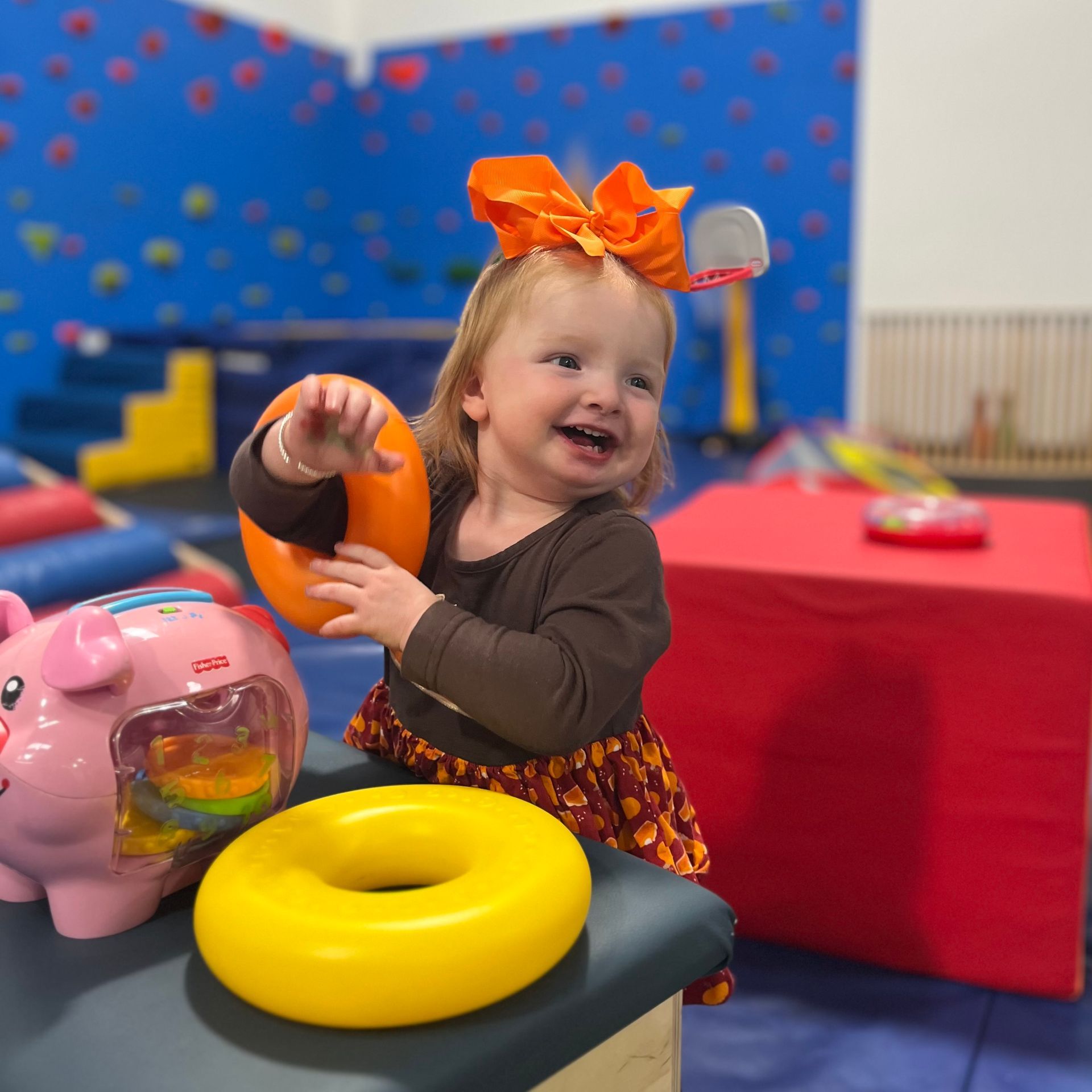 child in Hogg Therapy Pediatrics Gym Richmond Kentucky