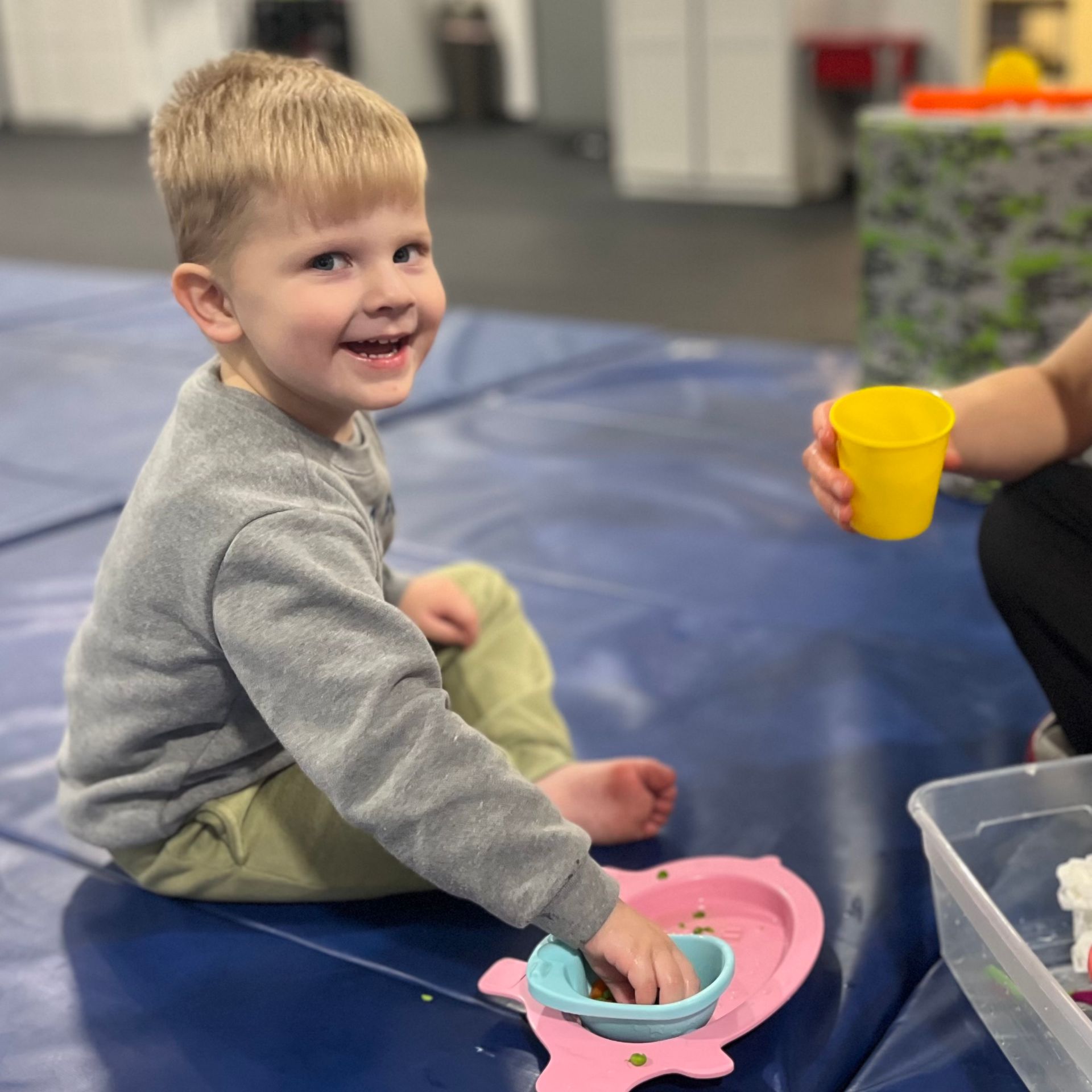 Child in Hogg Therapy Pediatrics Gym in Richmond Kentucky
