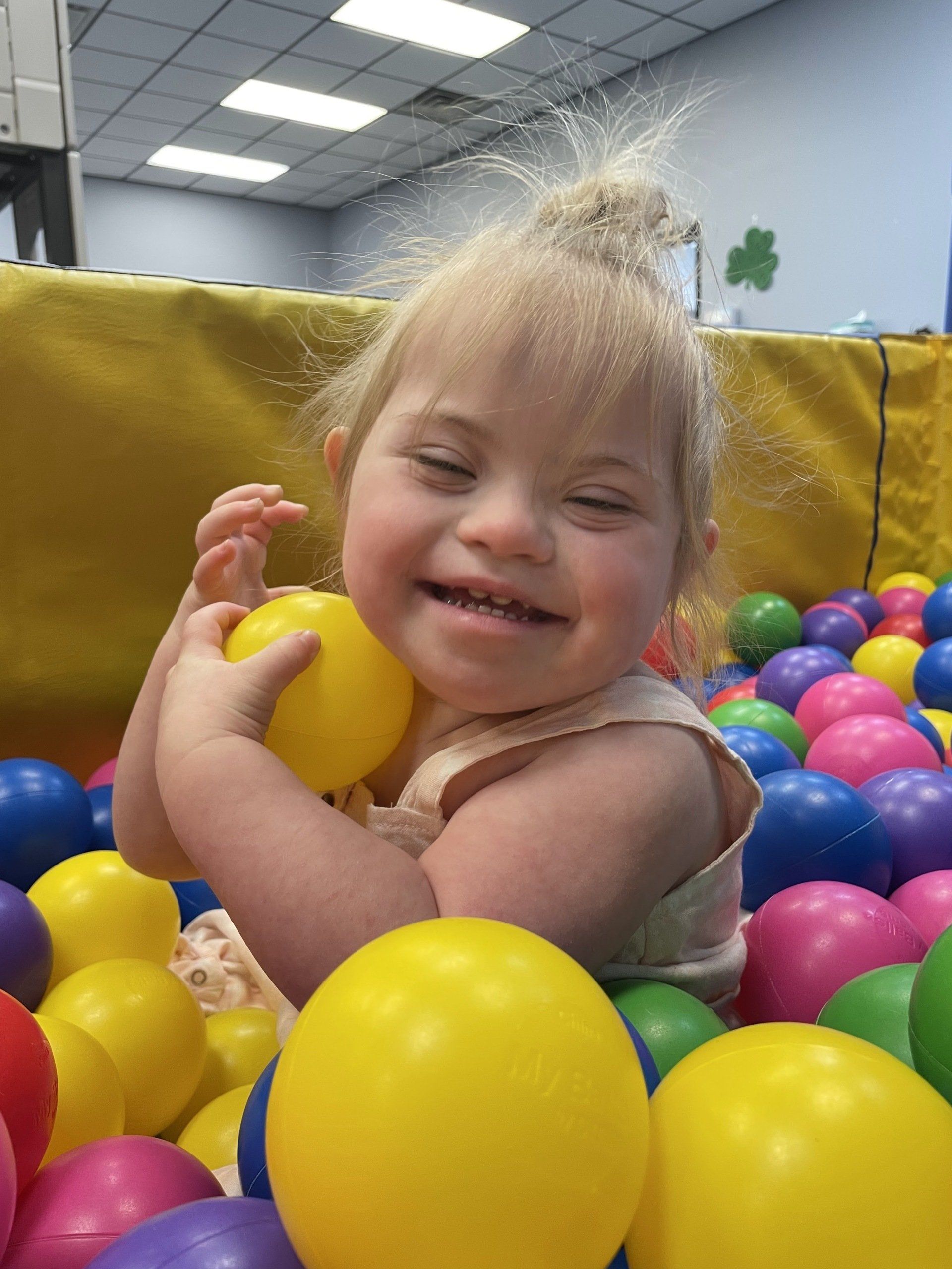 child at Hogg Therapy Pediatrics