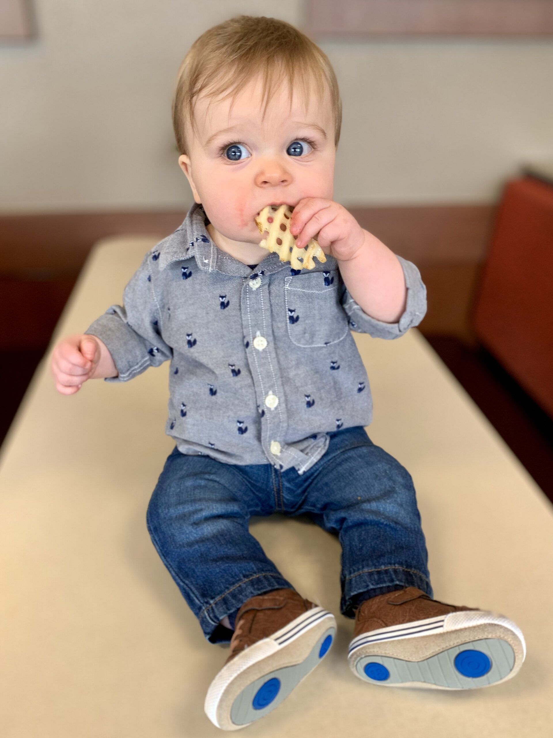 child eating