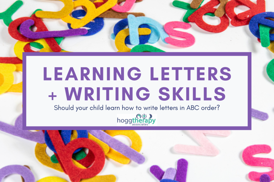 learning letters and writing