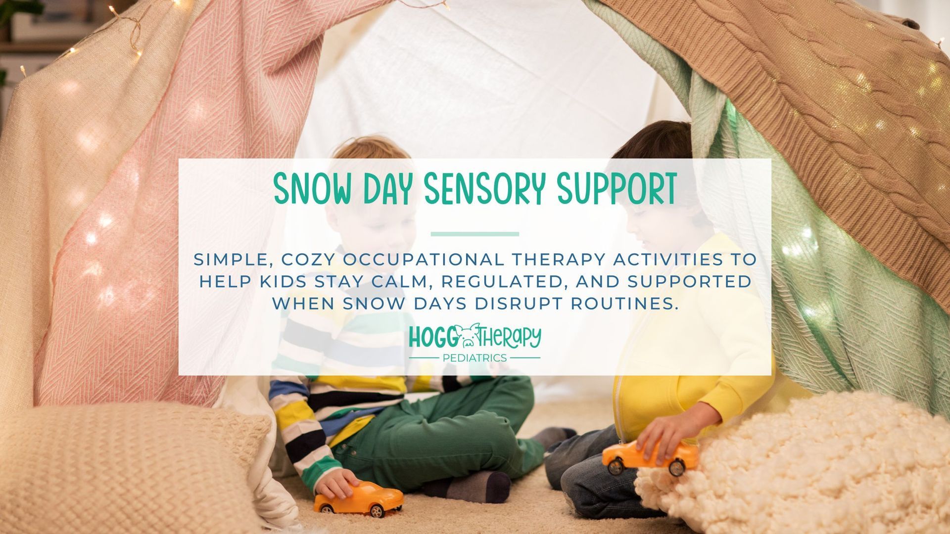 snow day sensory support
