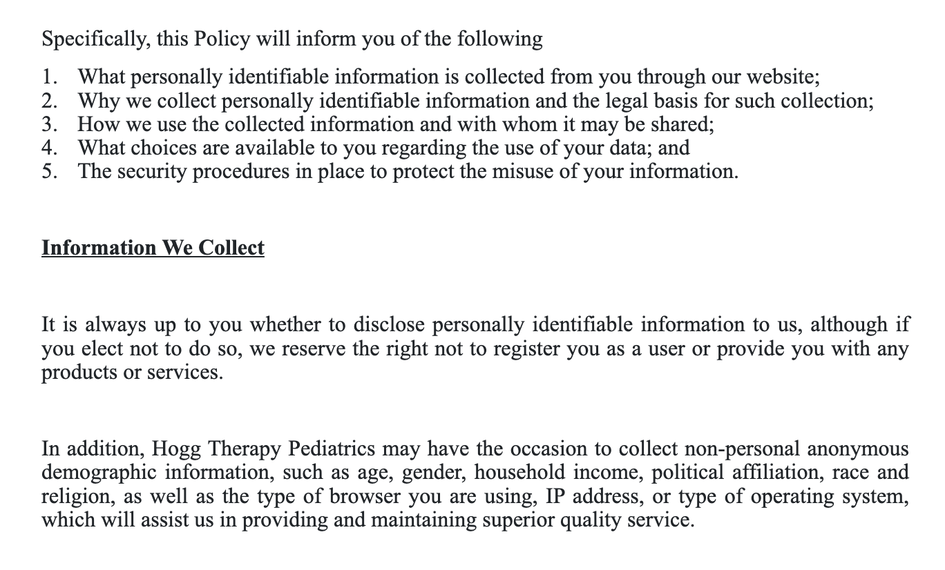 Privacy Policy