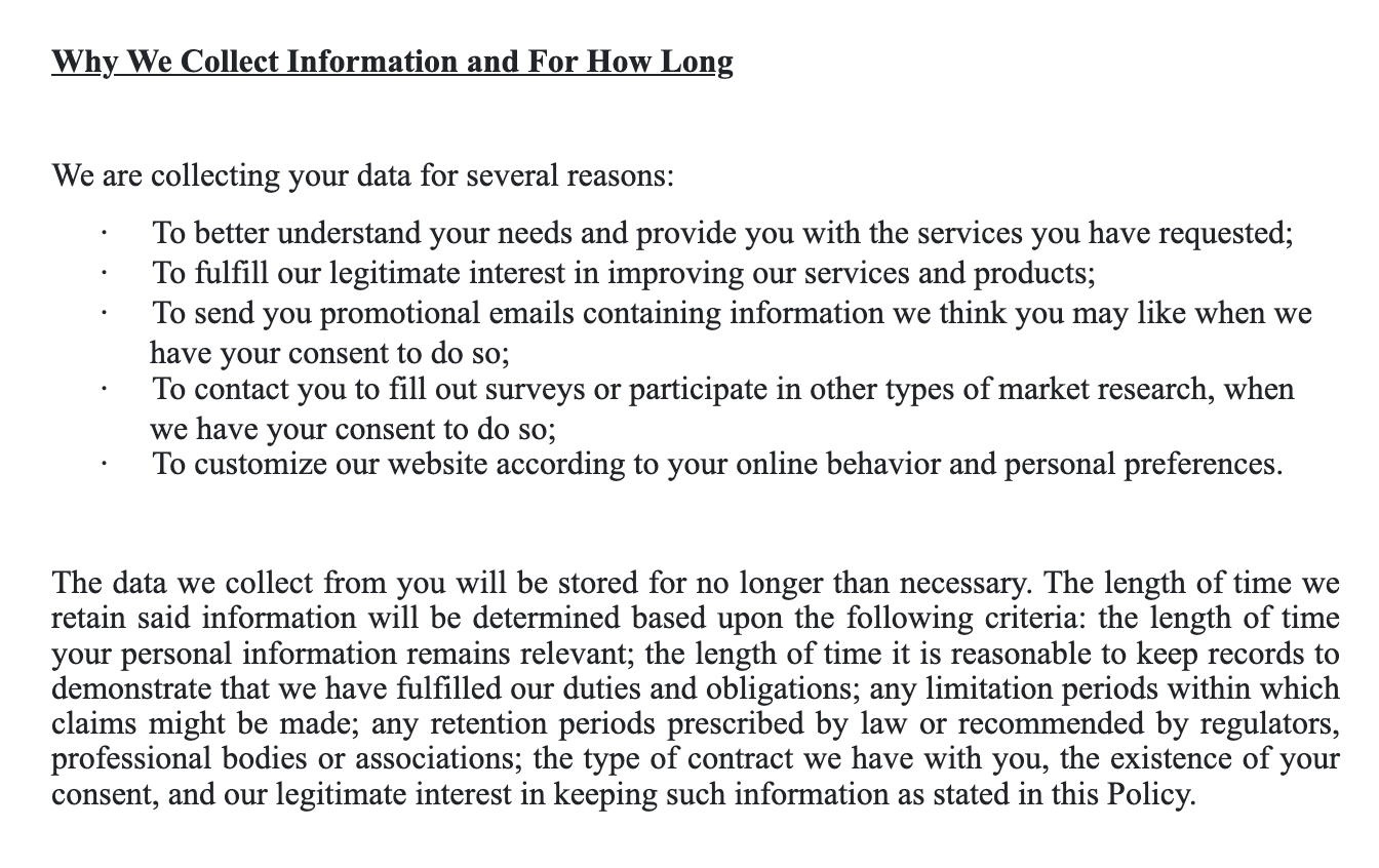 Privacy Policy
