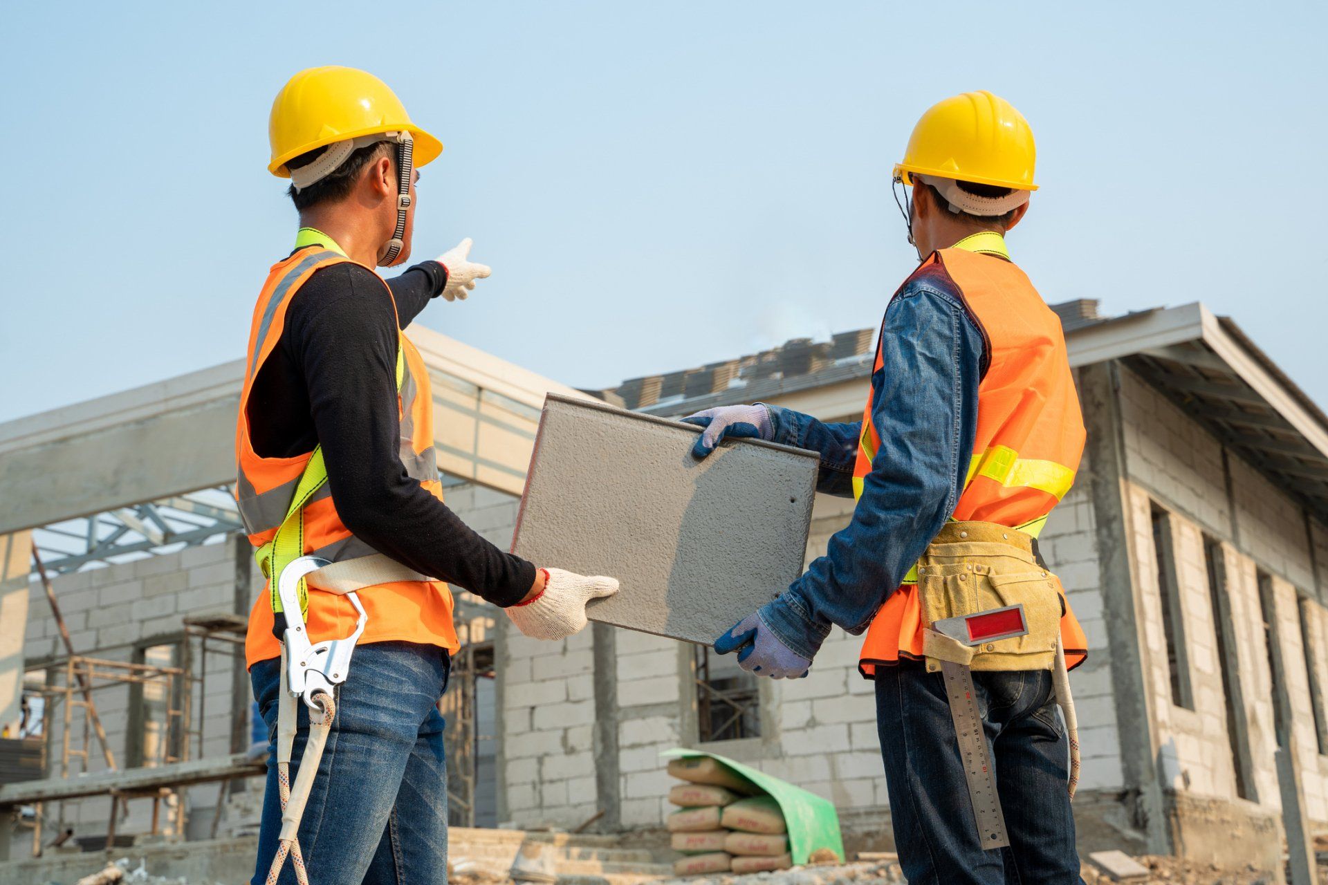 Roof Worker — Newark, NJ — Loja’s Home Improvement Plus, LLC