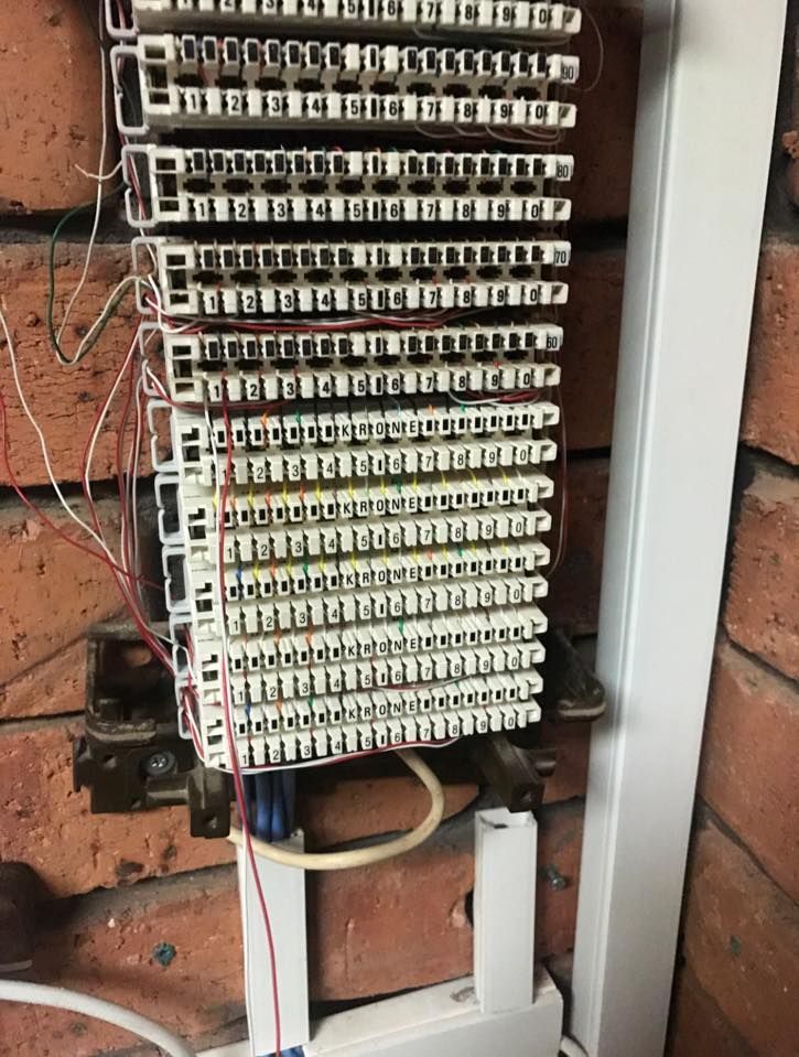 A Bunch Of Wires Are Connected To A Brick Wall — Joytech In Ciccone, NT