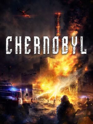 Vatrogasac sa kacigom na glavi koji gasi požar u chernobylu