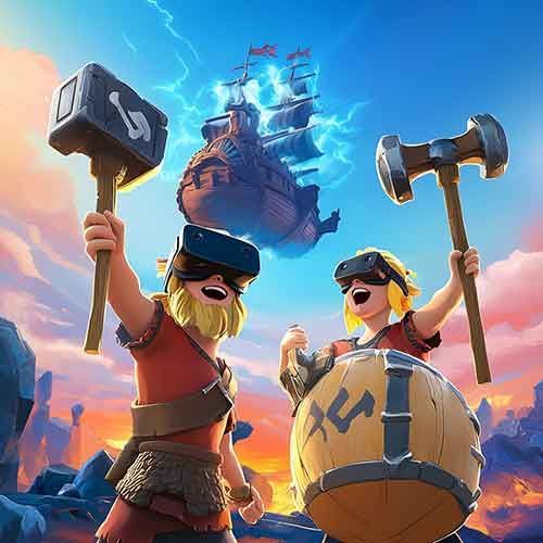 RagnaROCK VR igra Zagreb arkade VR Zvrk VR ARCADE game RAGNAROCK Zagreb VR Zvrk