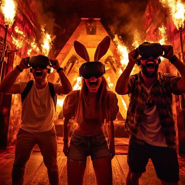VR escape room full immersion Virtual reality escape room VS tradiotional escape room in Zagreb