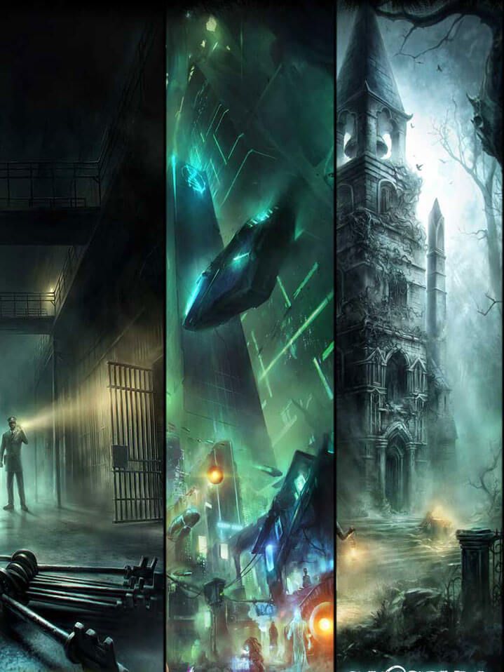 3 VR Escape Rooma jedan uz drugoga odvojeni crnom linijom