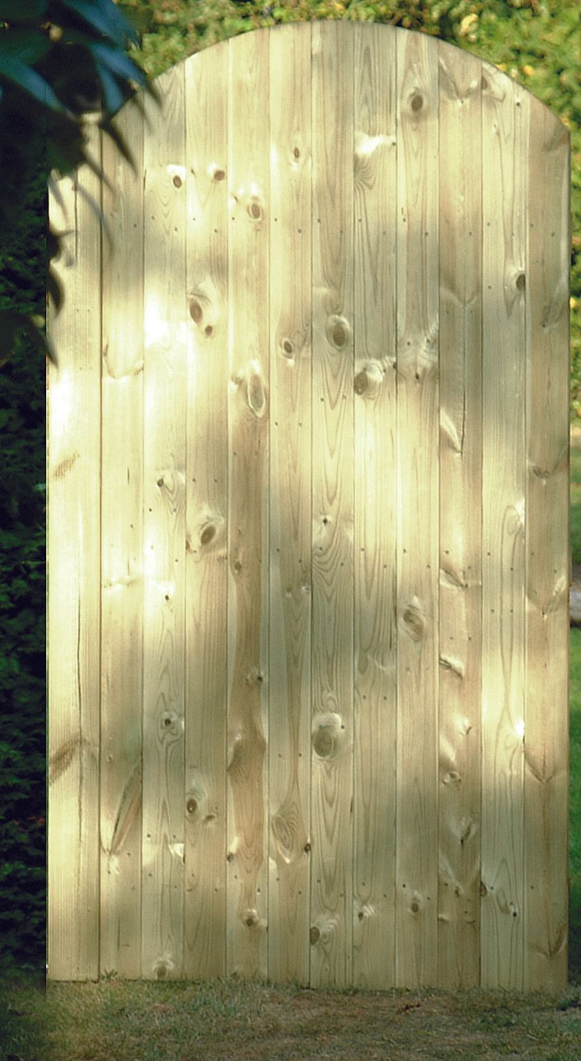 Arched Tongue & Groove - Garden Gate Repairs - Harrogate Premier Fencing