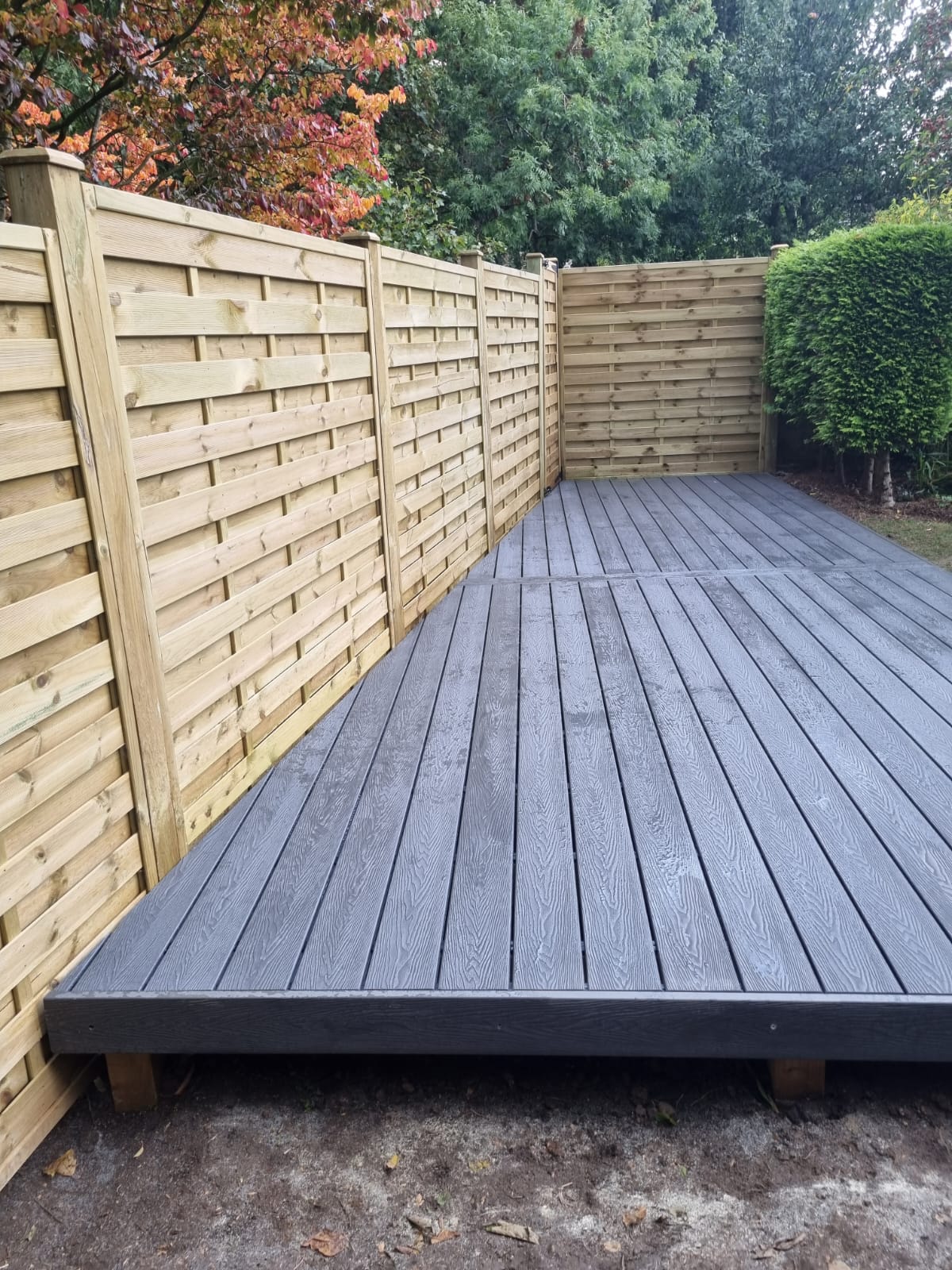 Grey Composite Decking - Decking Supply & Fit Harrogate Premier Fencing
