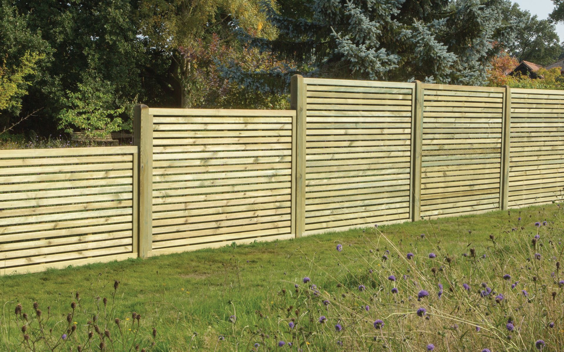 Slatted Panels from Harrogate Premier Fencing - fence repair