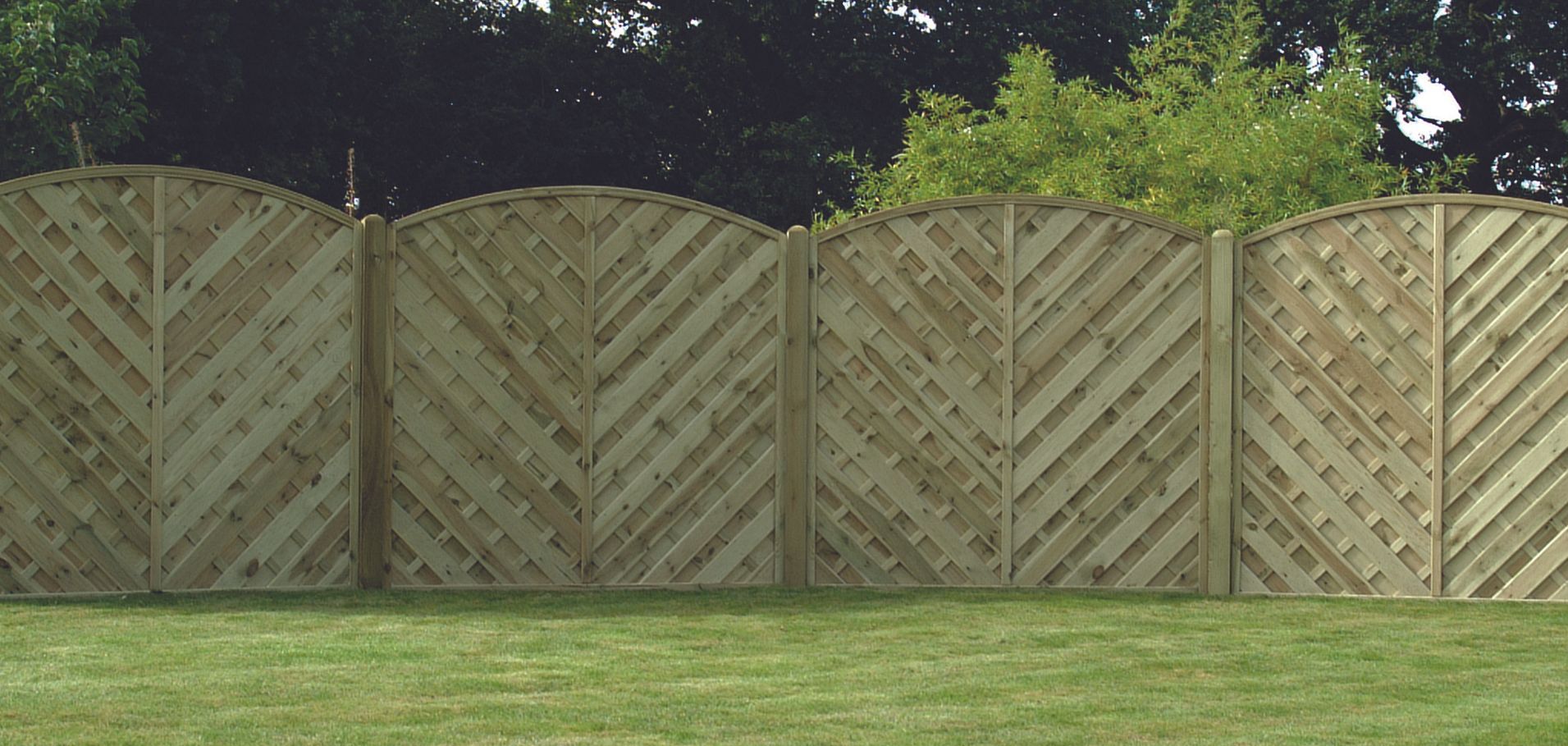 Harrogate Premier Fencing - fence repair V Arched Fence