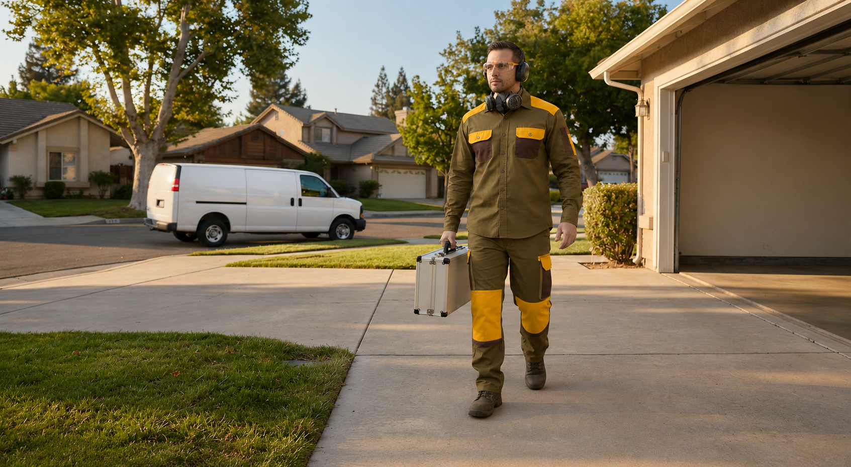 Epoxy flooring service for residential neighborhoods in Madera California