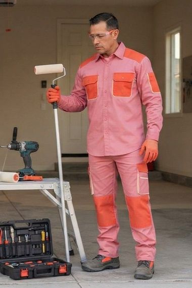 Madera epoxy flooring contractor preparing professional coating equipment
