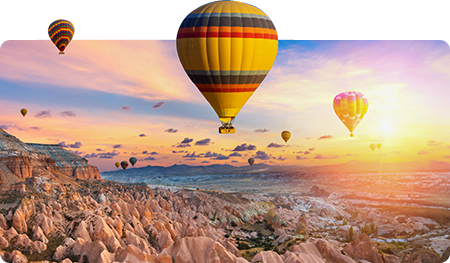 hot air balloon trip in turkey