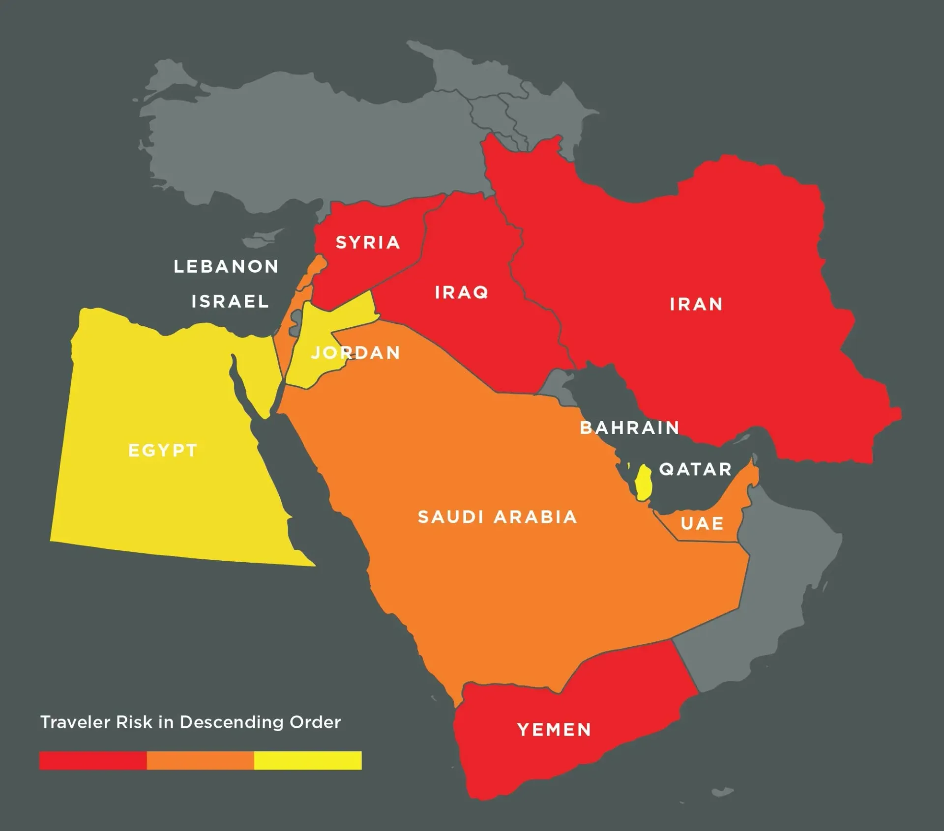 middle east map