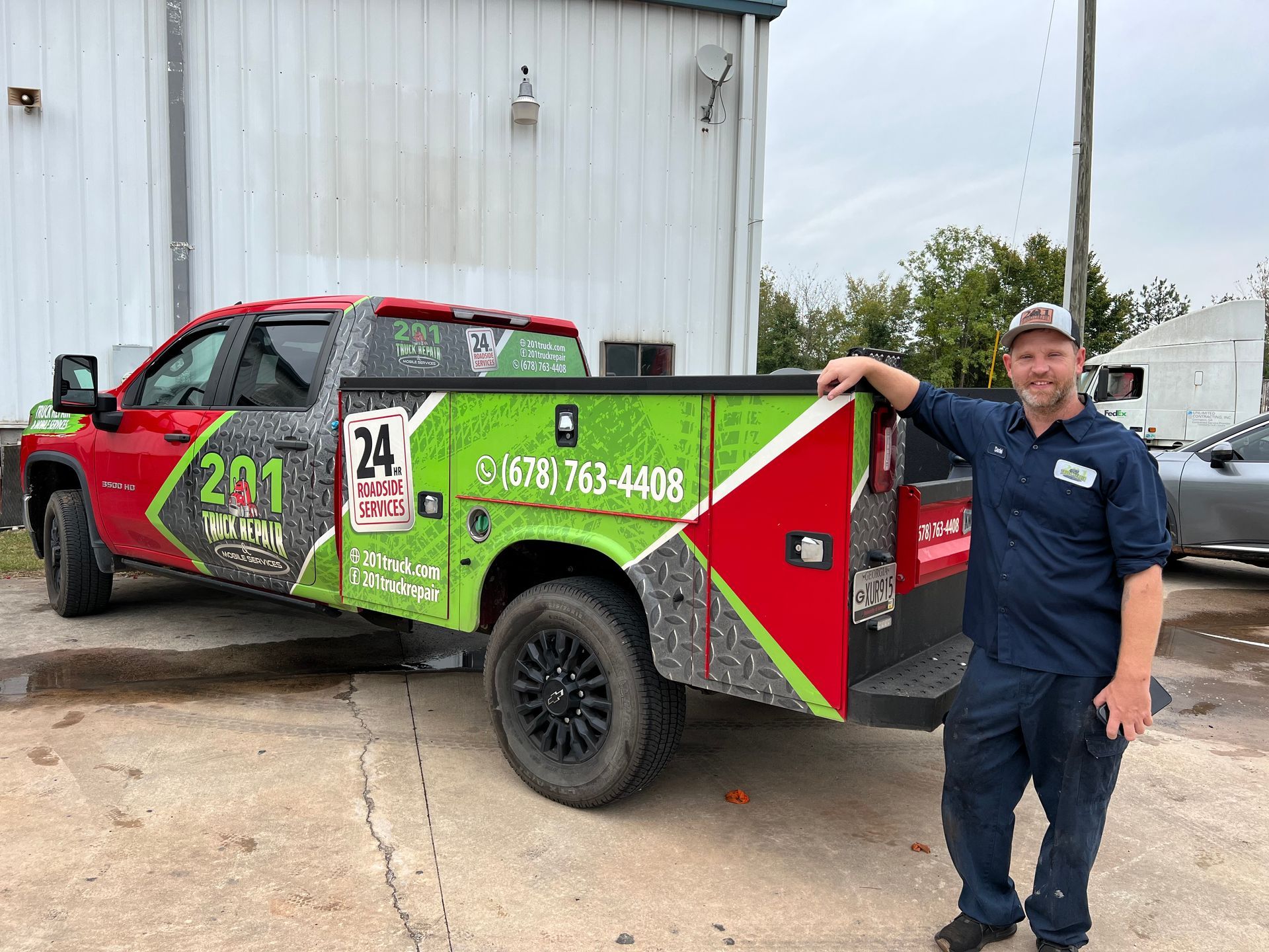 Daniel Shoemaker of 201 Truck Repair offers 24/7 Mobile Repair Services for Semi Trucks, Heavy Duty Trucks