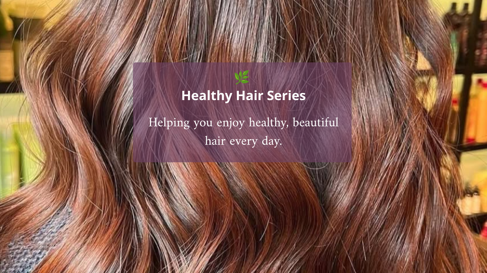 chestnut red Brunette balayage with soft waves and healthy shine at Salon Cabelo Farnham