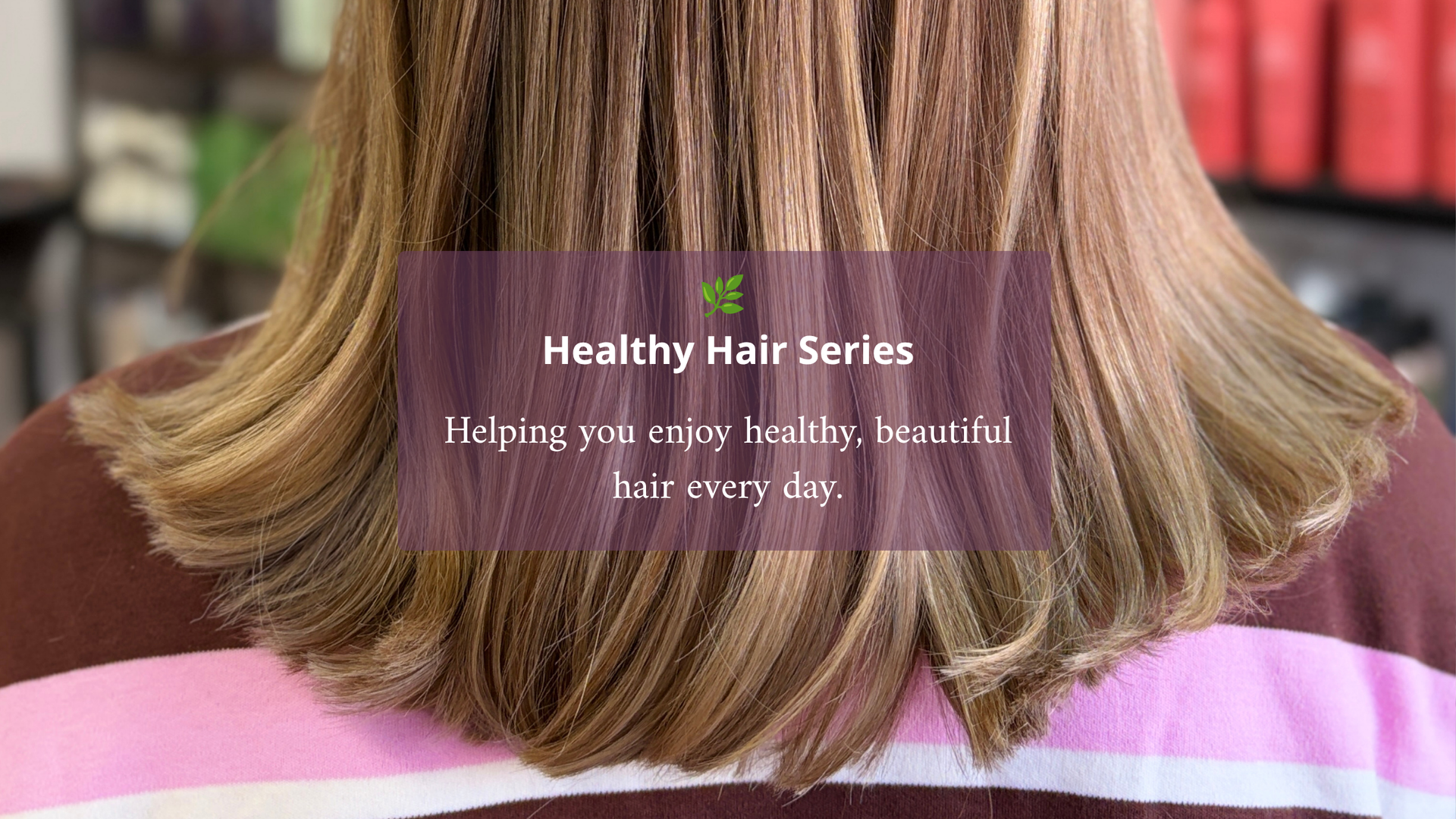 Smooth, healthy-looking blonde hair with freshly trimmed ends and a glossy finish at Salon Cabelo hair salon in Farnham.
