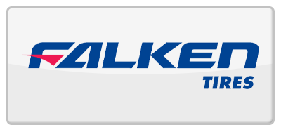 the falken tires logo is on a white background