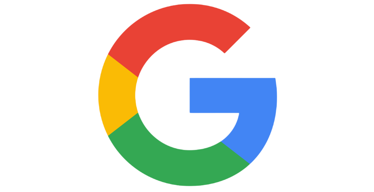 Google logo: a colorful letter