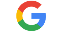 Google logo: a colorful letter
