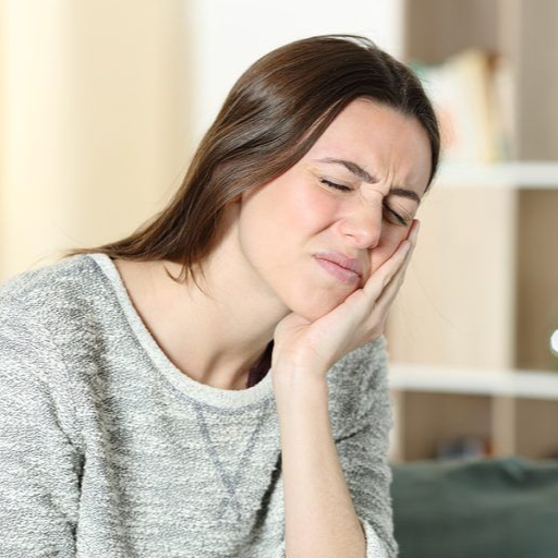 Pepper Pike woman suffering from TMJ pain