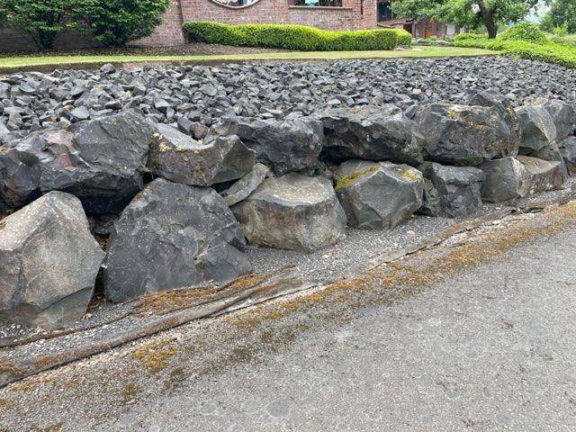 Retaining Wall — Winlock, WA — Good's Quarry