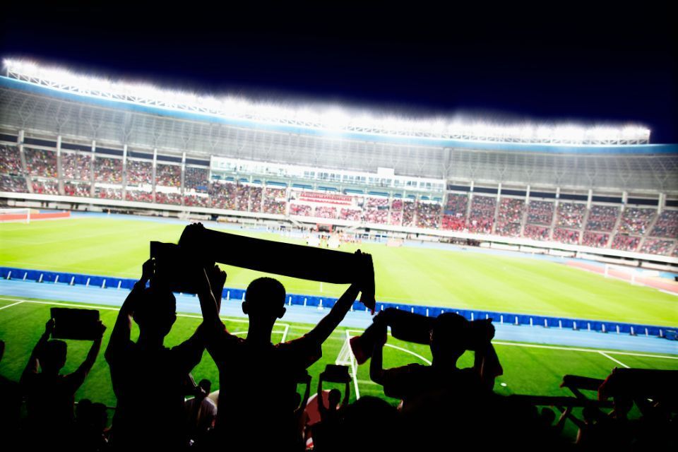 tifosi in uno stadio