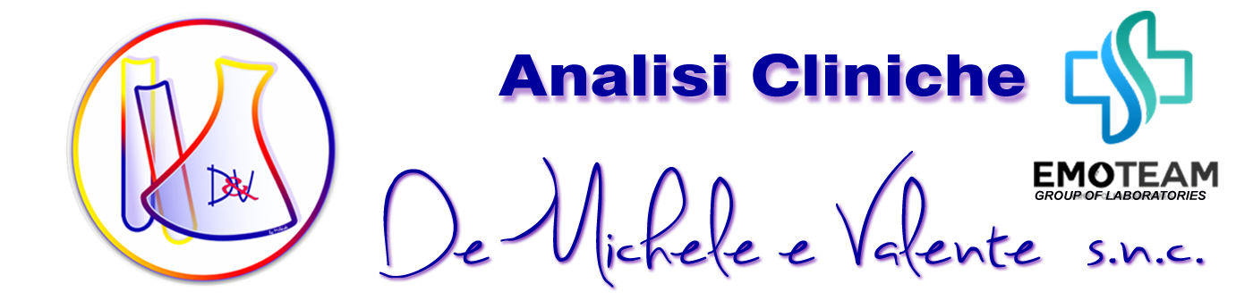 LABORATORIO ANALISI CLINICHE Dottoresse MICHELA DE MICHELE E FULVIA VALENTE snc - LOGO LABORATORIO ANALISI CLINICHE Dottoresse MICHELA DE MICHELE E FULVIA VALENTE snc - LOGO