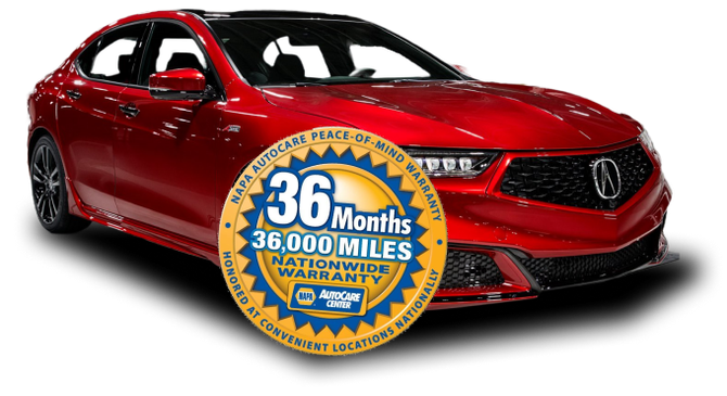 NAPA Warranty badge