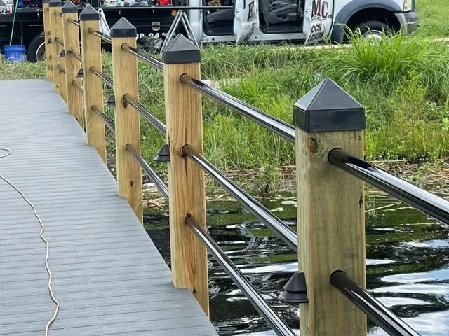 Railing Systems Gallery | EMC Dock Builders | Winter Haven, FL