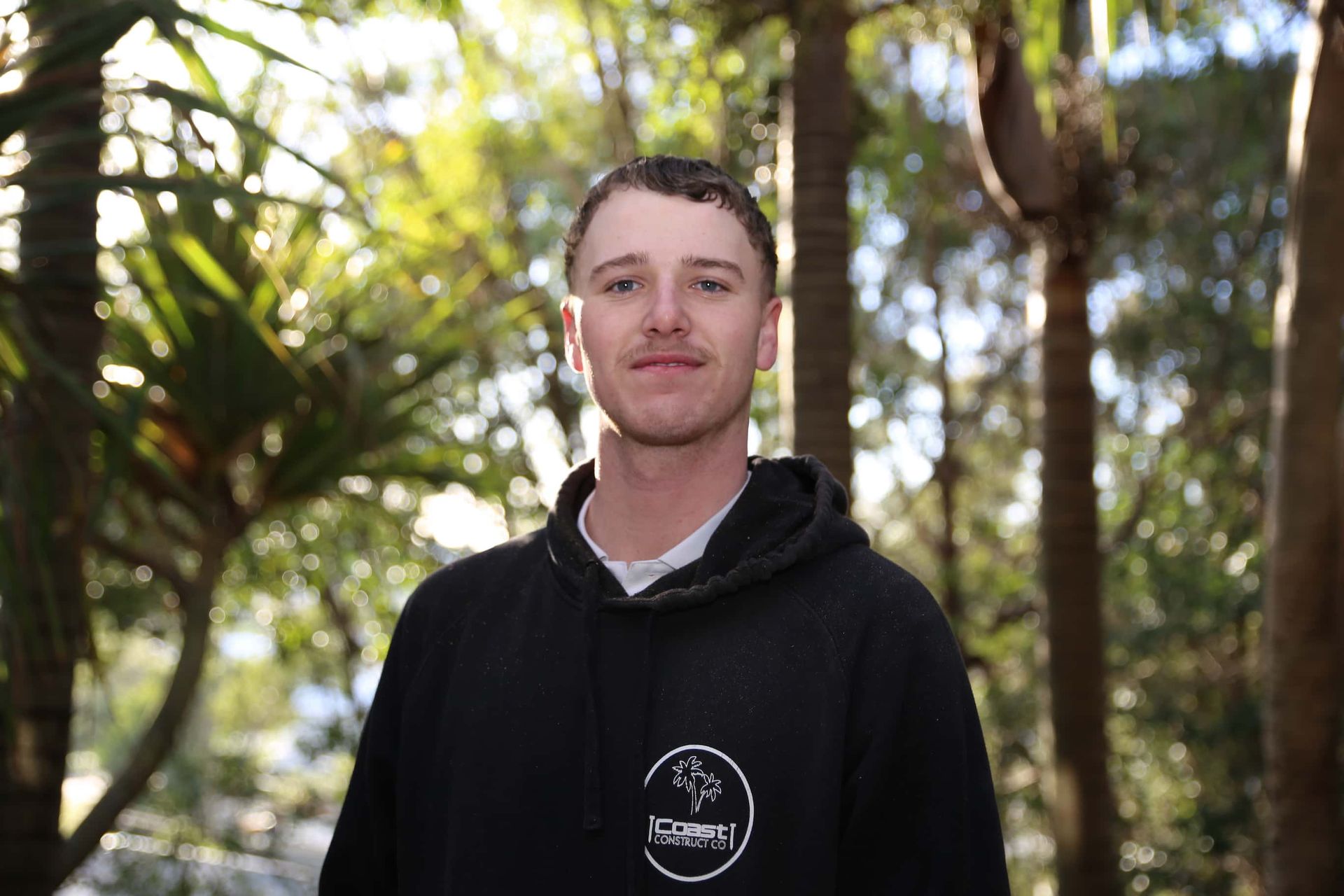 Man getting a photo taken - Builder Gold Coast