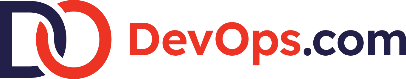The DevOps.com logo featuring a dark blue