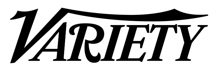 The black Variety logo featuring the brand's signature serif typeface and swooping underline.