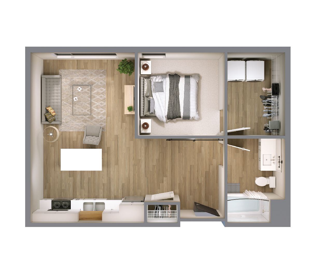 Studio floor plan